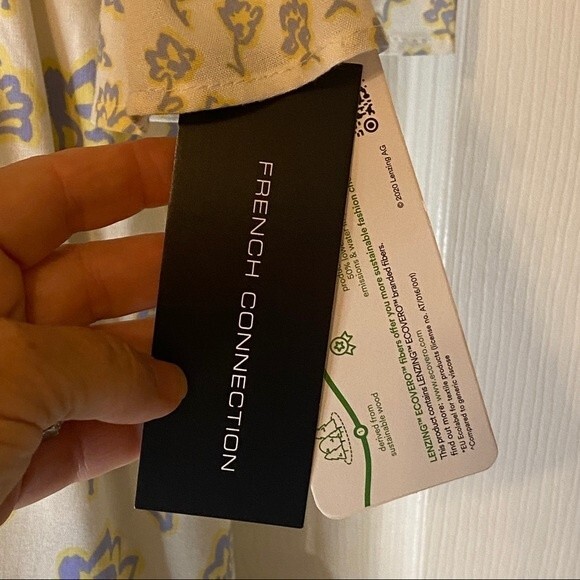 French Connection Doris Smock Mini Dress - NWT - Size 6 - Picture 7 of 10